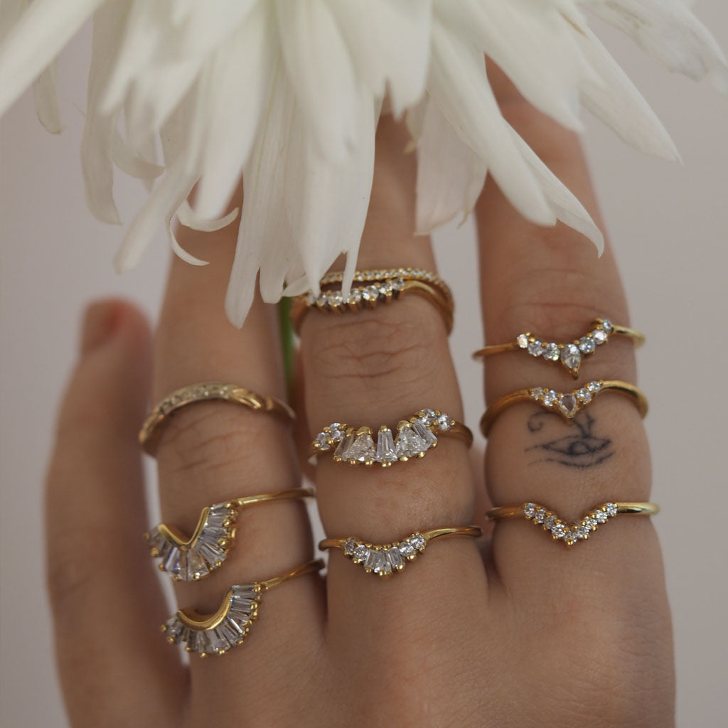 Crown rings and Contour bands
