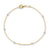 14K Gold 0.09 ct. tw. Diamond-by-the-Yard Bracelet