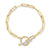 14K Gold 0.18 ct. tw. Open Link Toggle Bracelet