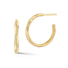 14 Karat Gold 18mm Hoop Earings