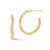 14 Karat Gold 18mm Hoop Earings