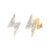 10KY 0.15CTW DIAMOND LIGHTNING BOLT STUDS EARRING