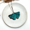 Copper Patina Gingko Leaf