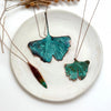 Copper Patina Gingko Leaf