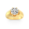 14KY 2ctw F+VS+ Lab Grown Diamond Ring