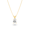 14KY 2ctw F+VS+ Lab Grown Diamond Pendant