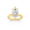 14KY 1ctw F+VS+ Lab Grown Diamond Ring