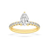 14KY 2ctw F+VS+ Lab Grown Diamond Ring