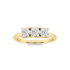 14KY 0.8ctw F+VS+ Lab Grown Diamond Ring
