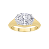 14KY 2CTW F+VS+ Lab Grown Diamond Ring