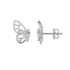 14KW 4.5ctw F+VS+  Lab Grown Diamond Earrings