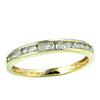 10KY 0.25CTW 13-STONE DIAMOND BAND