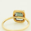 Imperial topaz Princess cut ring