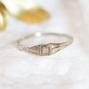 Petite Vintage Edwardian Diamond Ring