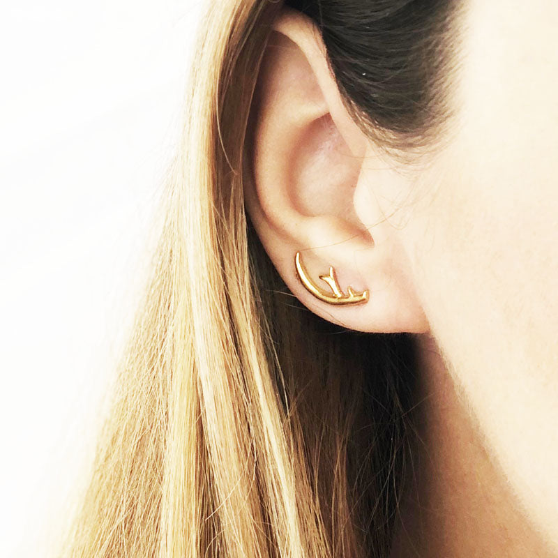 Antler Earrings
