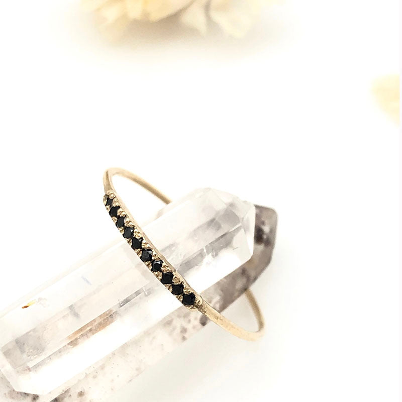 Black Diamond Minimal pave band