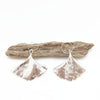 Gingko Leaf Earrings - Electroformed