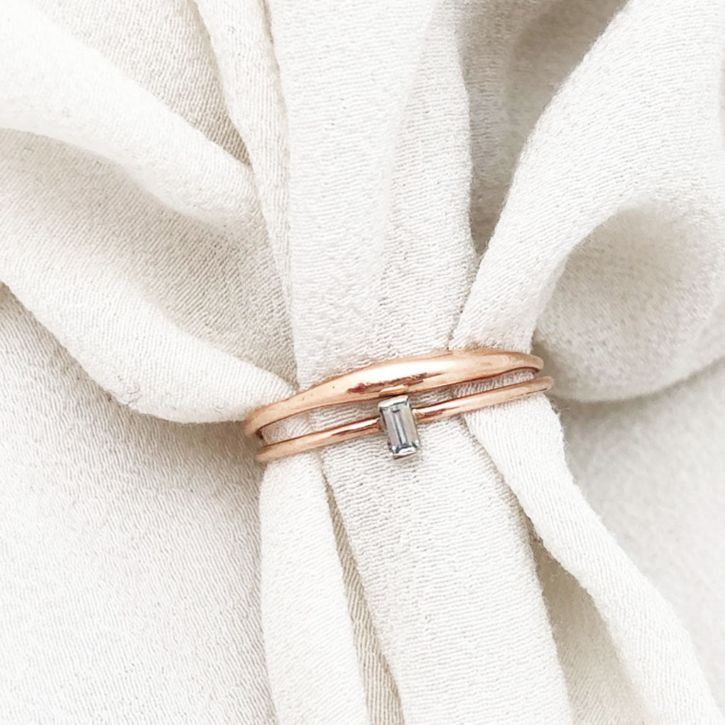 Petite Baguette Ring