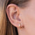 Gold Ear Huggies-Large