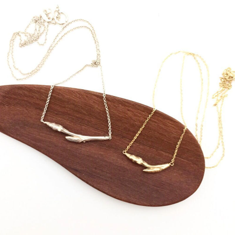 Cherry Blossom Sprout Necklace