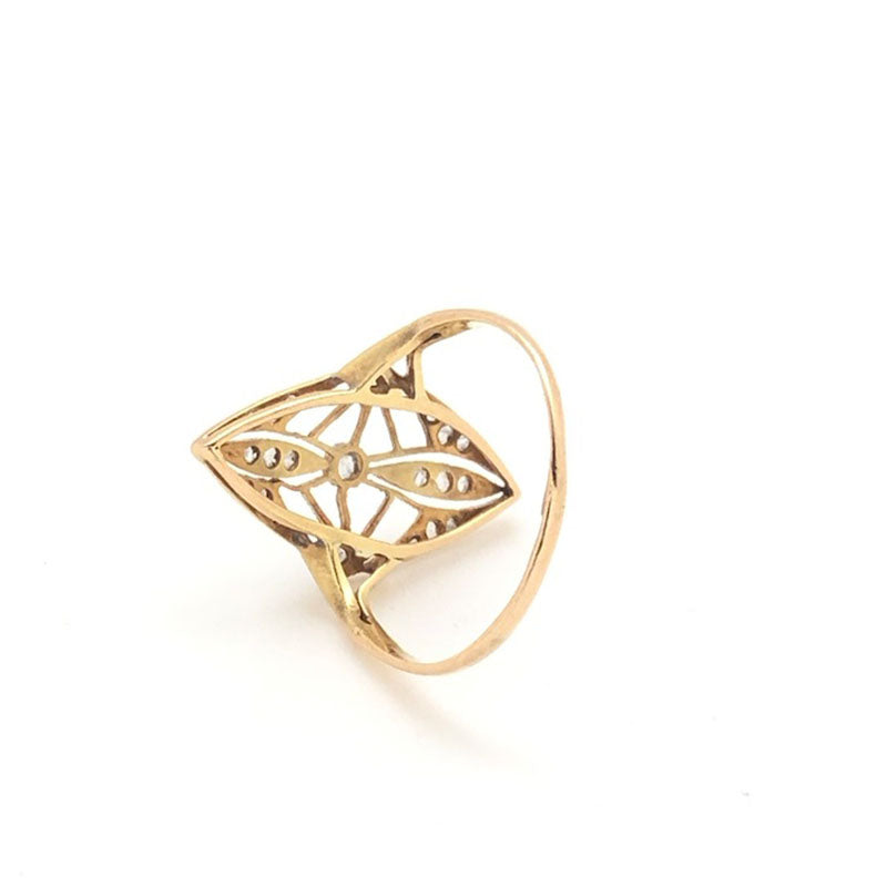 Victorian Antique Vintage Filigree Diamond ring