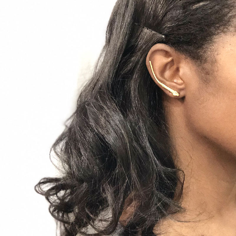 Rattlesnake Climber Earrings