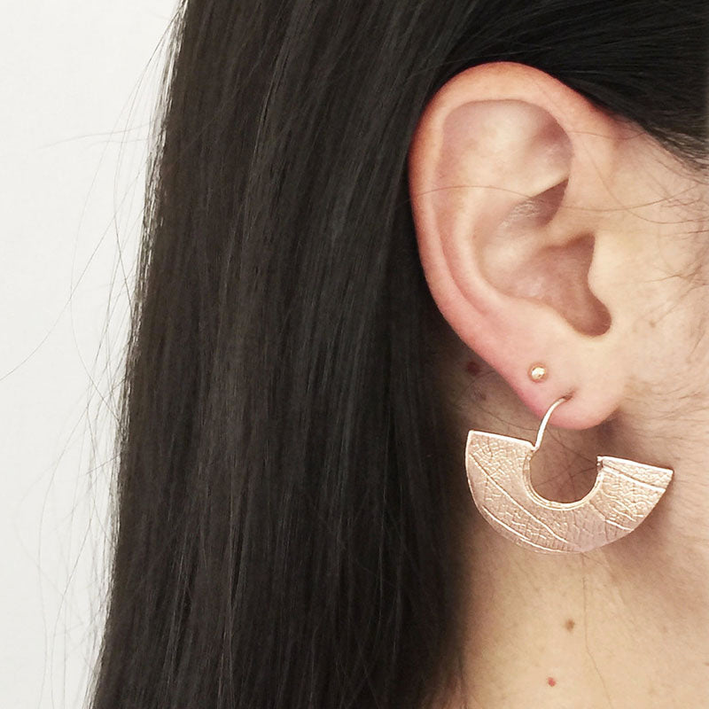 Leaf Textured Earrings